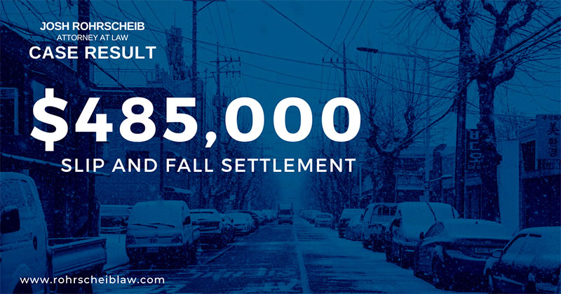 Case Snapshot: $485,000 Settlement for Slip and Fall on Ice