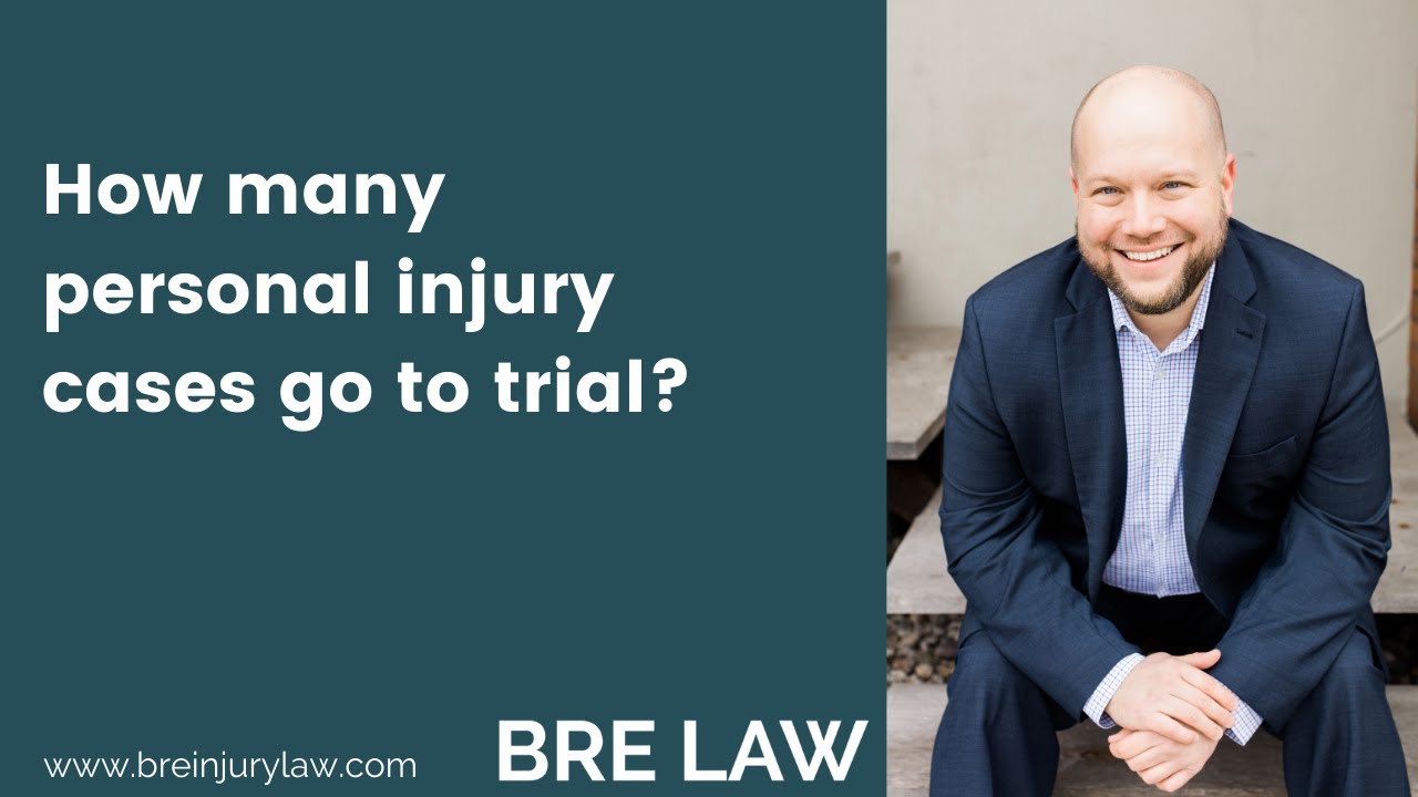 how many personal injury cases go to trial
