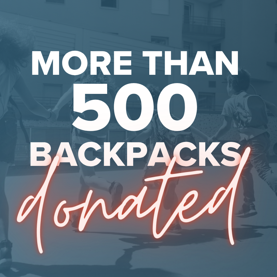Onward Injury Law has donated over 500 backpacks to local schools and organizations.
