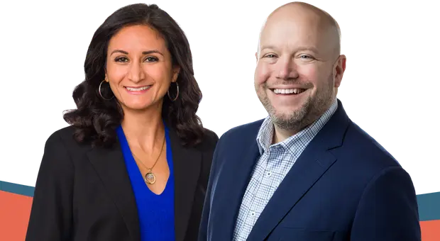 Gina Couri-Cyphers and Josh Rohrscheib